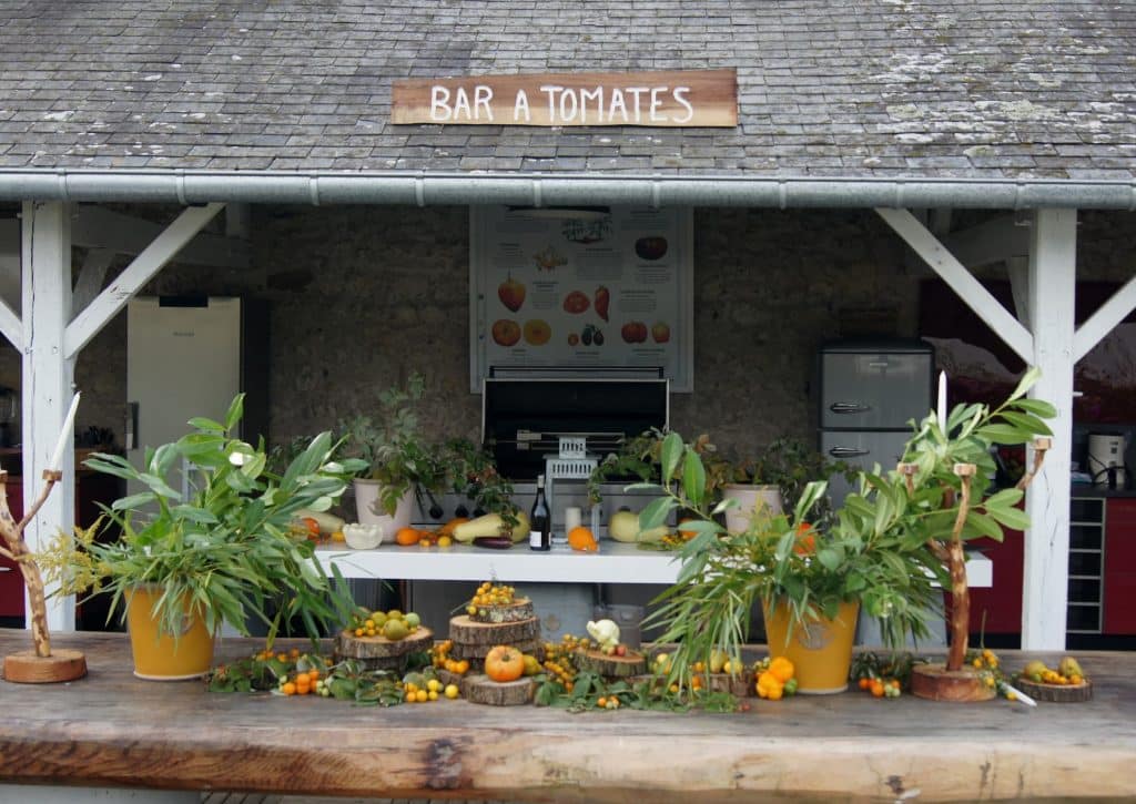 Bar à tomates château de la Bourdaisière