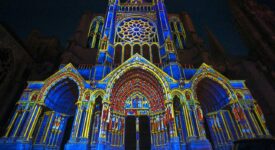 Chartres en Lumiere cathédrale notre dame de Chartres