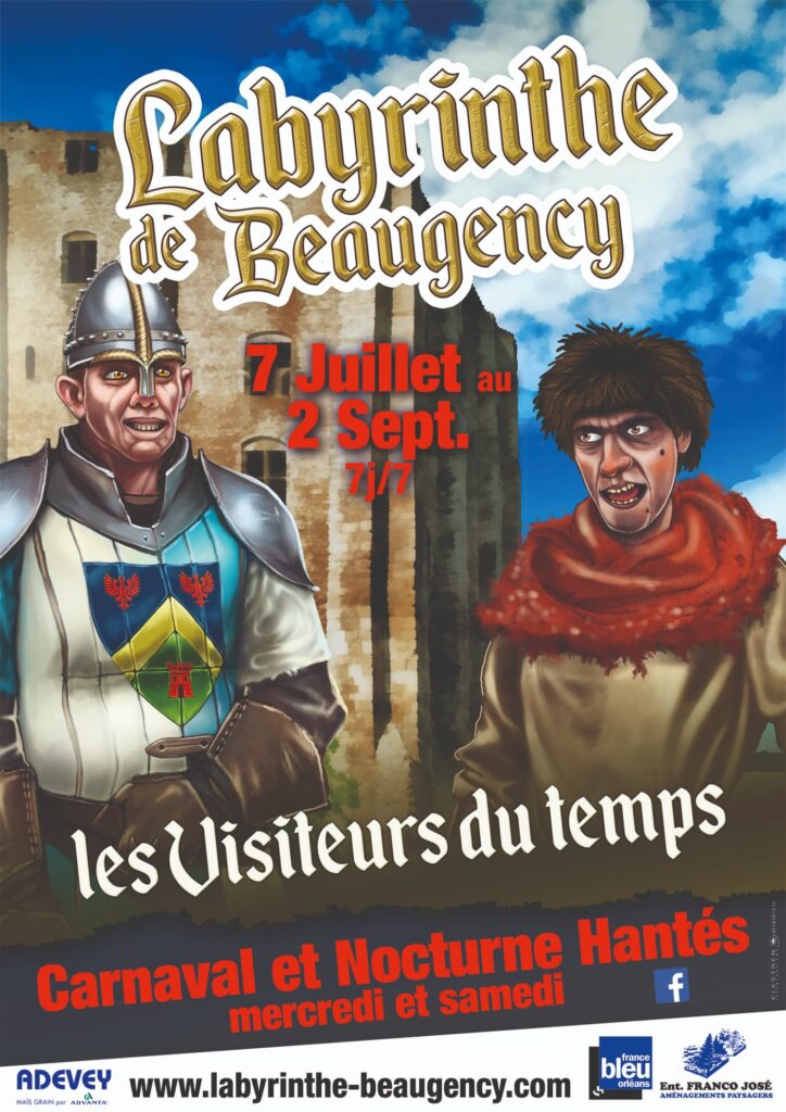 Affiche 2018, Labyrinthe de Beaugency - My Loire Valley