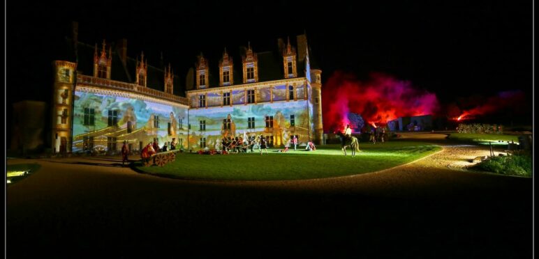 Spectacle nocturne au chateau royal d'Amboise