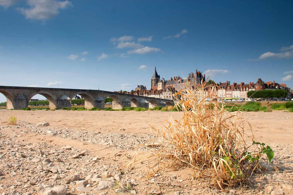 Gien - vue de la plage autre rive © OT de Gien - Christophe Lorsch