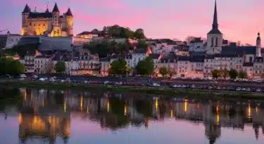 Coucher de soleil Saumur