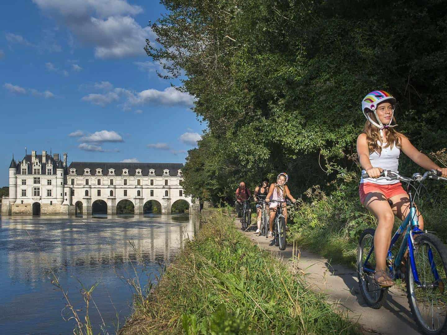 Balade à vélo le long du Cher