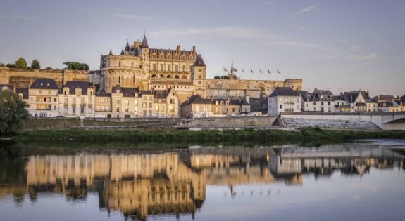 Amboise vu de la loire