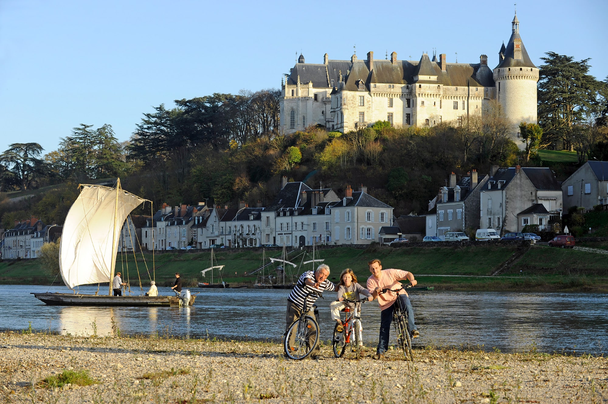 Itinéraire Loire à Vélo à Chaumont-sur-Loire