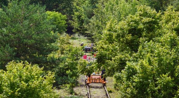 Cyclo rail de chateau la valliere