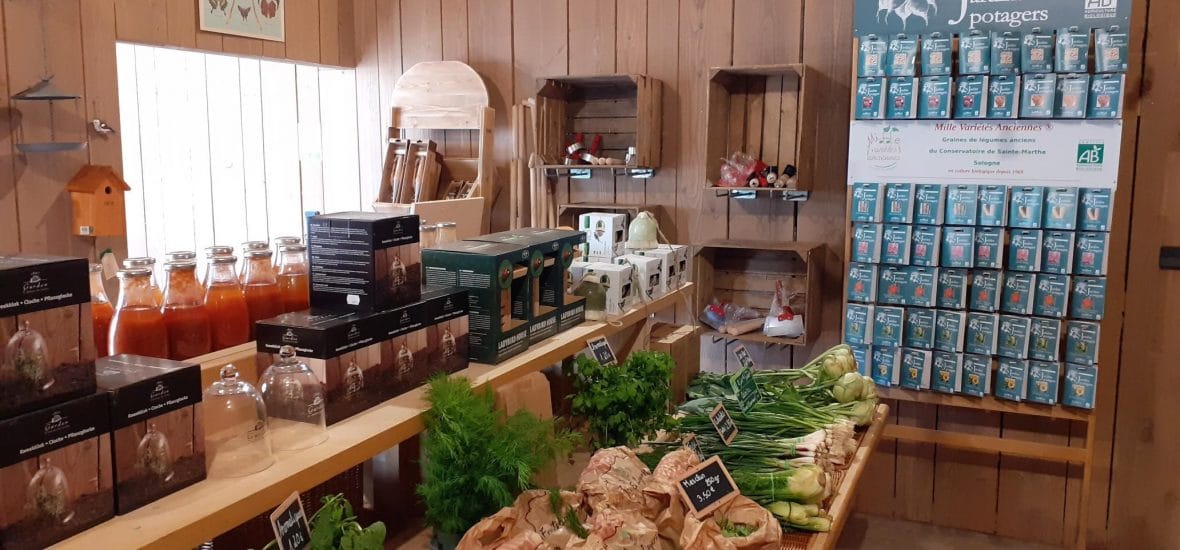 Les produits du potager de Chambord aux écuries du château de Chambord © château de Chambord