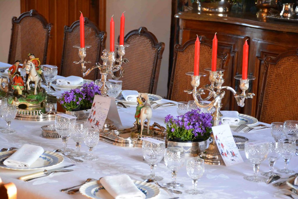 Salle à manger au château de Montpoupon © château de montpoupon