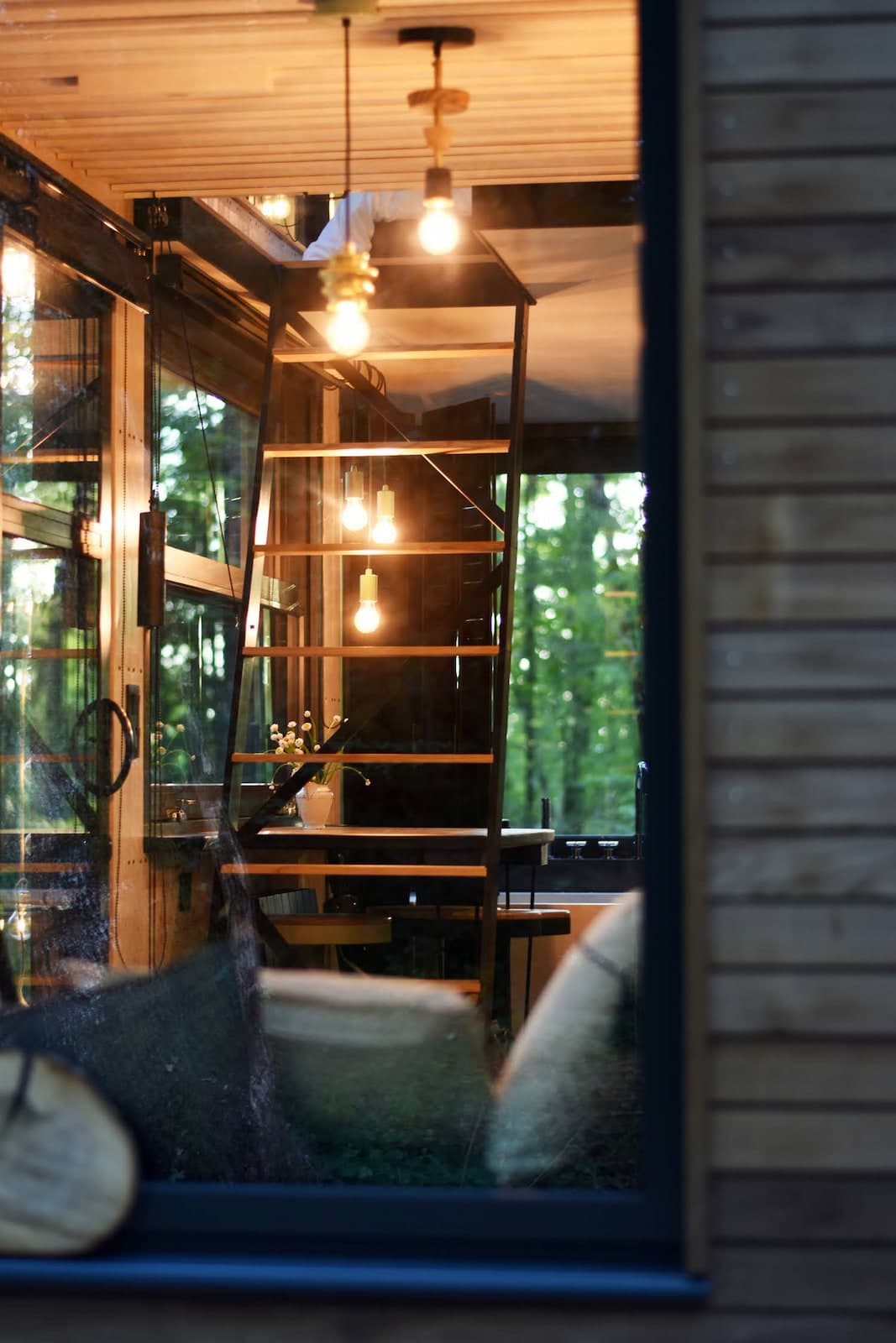 Vue de l'intérieur de la Tiny House