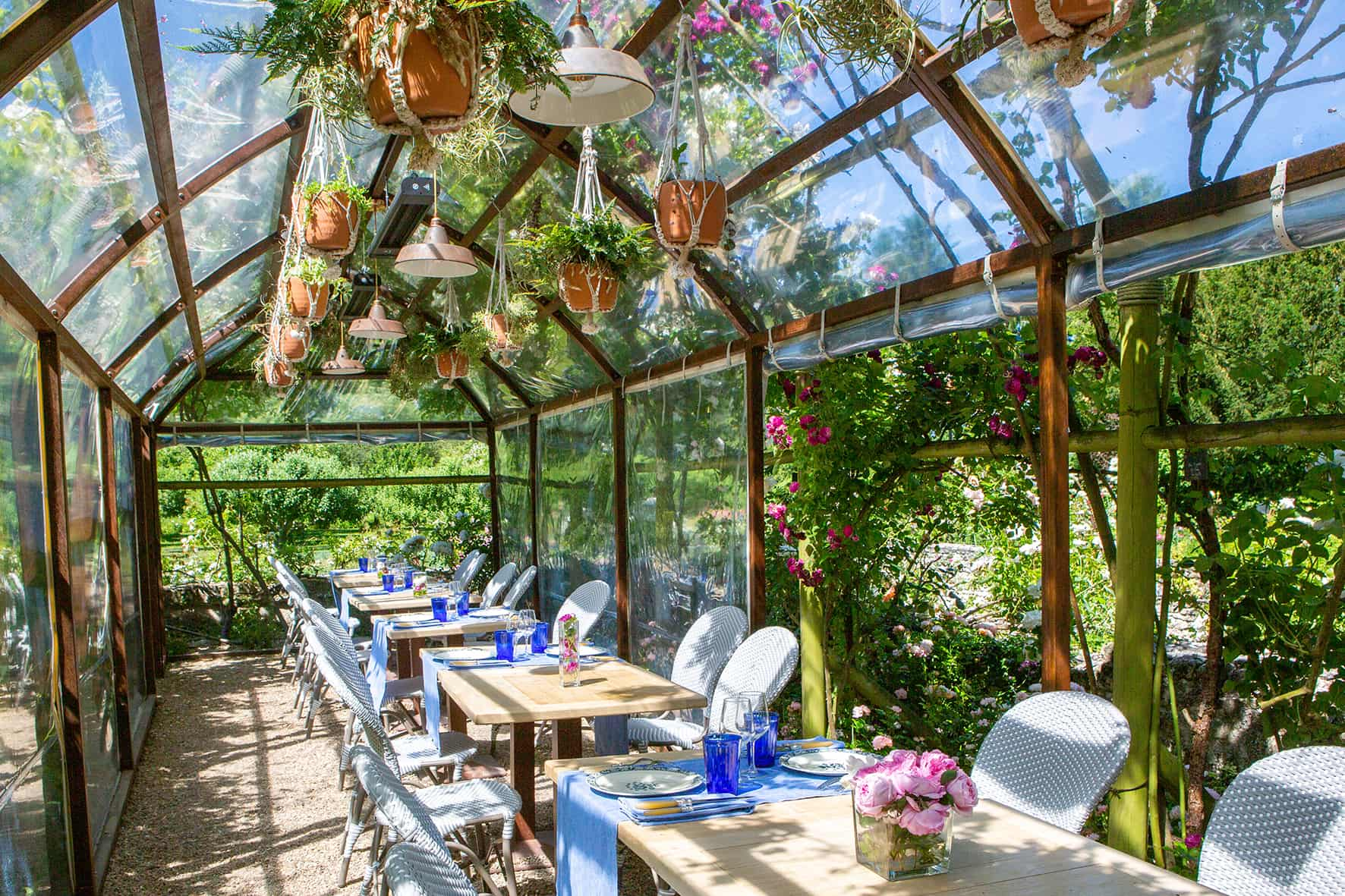 Restaurant le Jardin Secret au château du Rivau