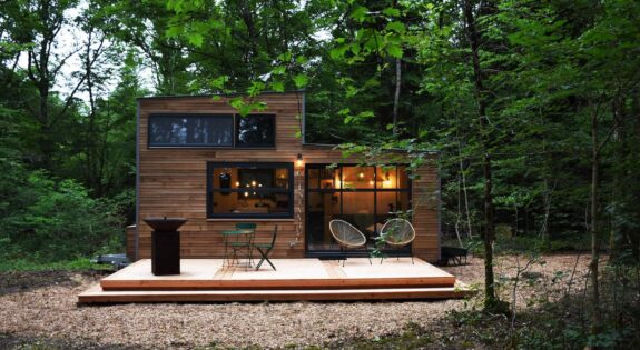 Vue extérieur de la Tiny House