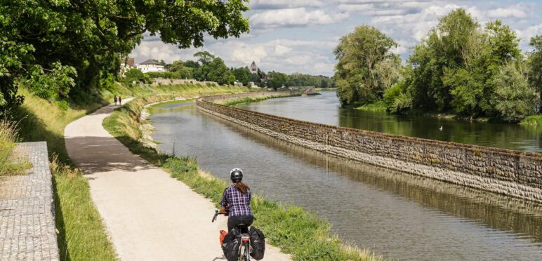 Combleux à vélo