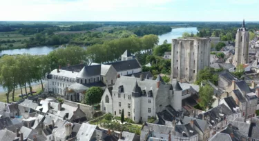 Beaugency vue du ciel