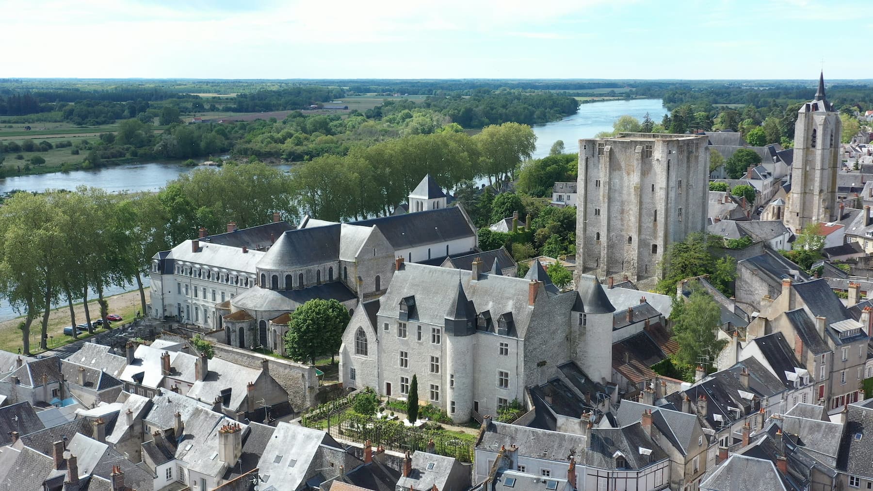 Beaugency vue du ciel