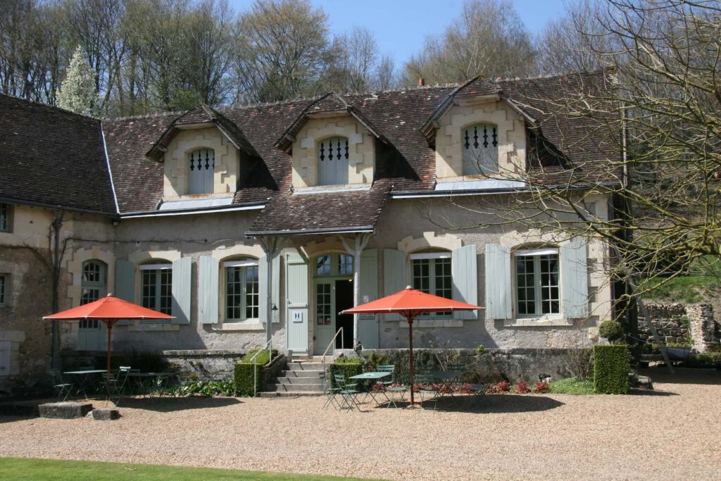 La terrasse du Jardin du Plessis Sasnières