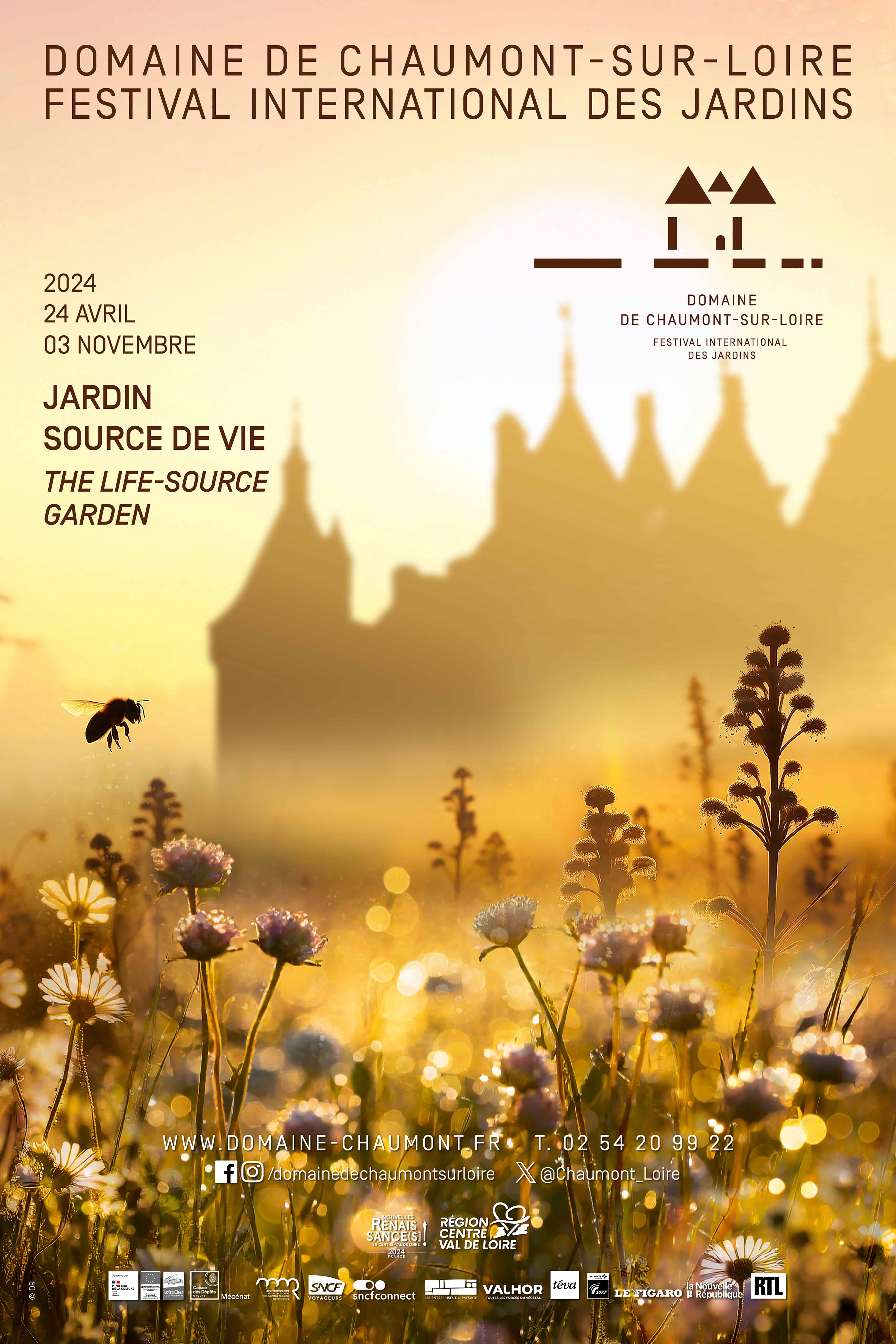 Affiche festival des jardins