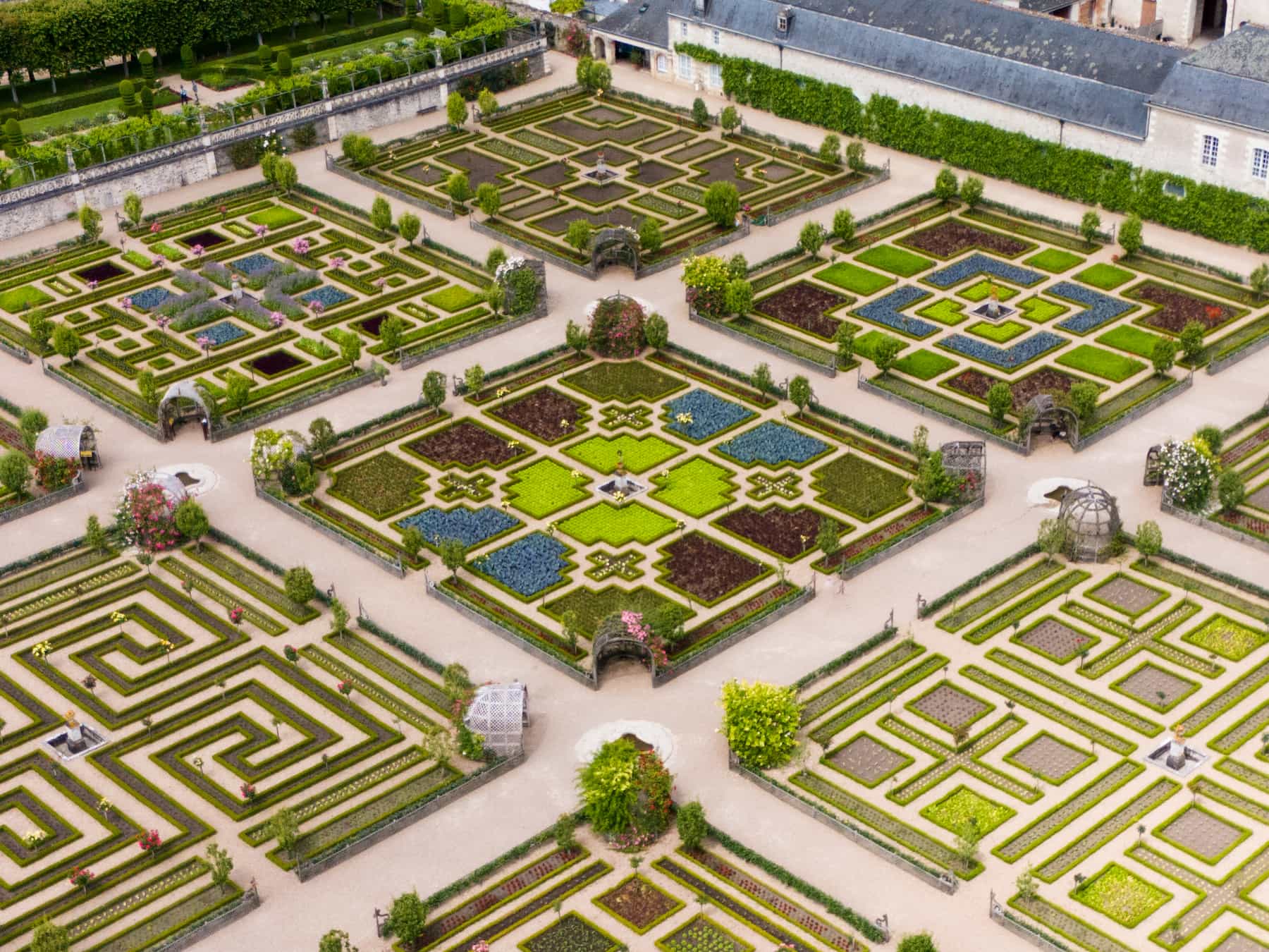 les jardins du chateau de Villandry