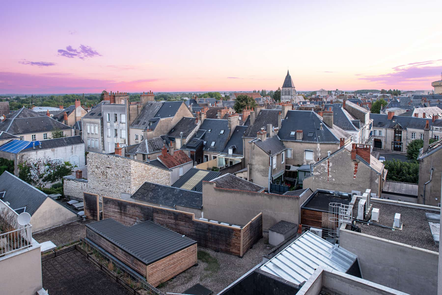 Chateauroux vue du ciel