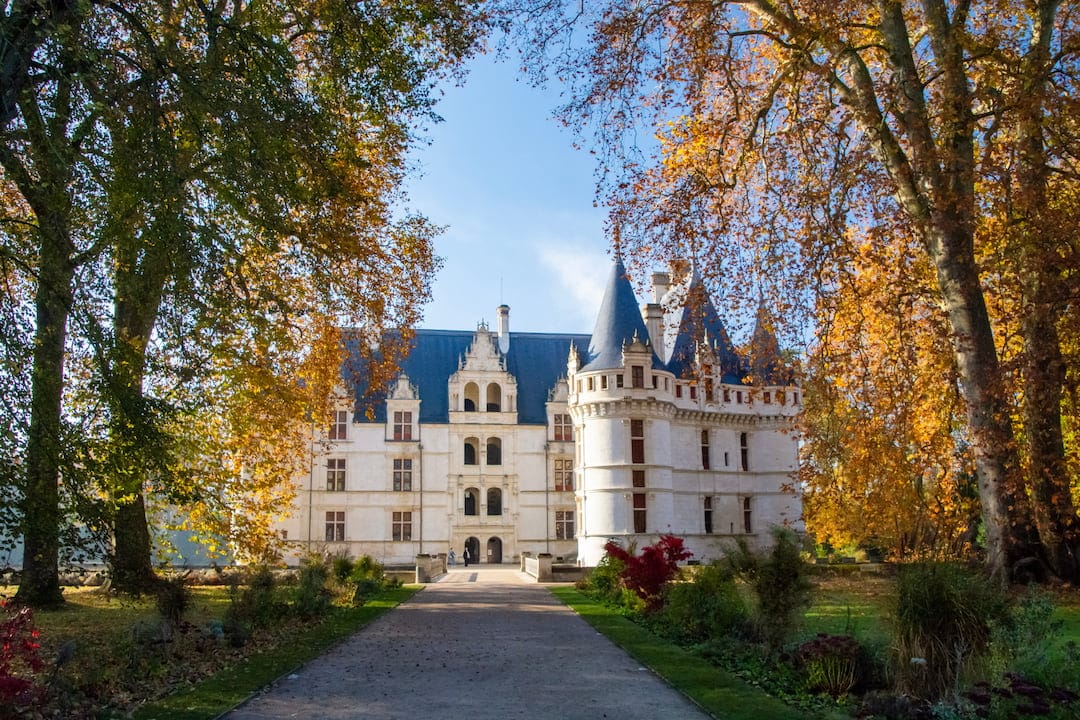 Chateaux d'Azay le Rideau en automne