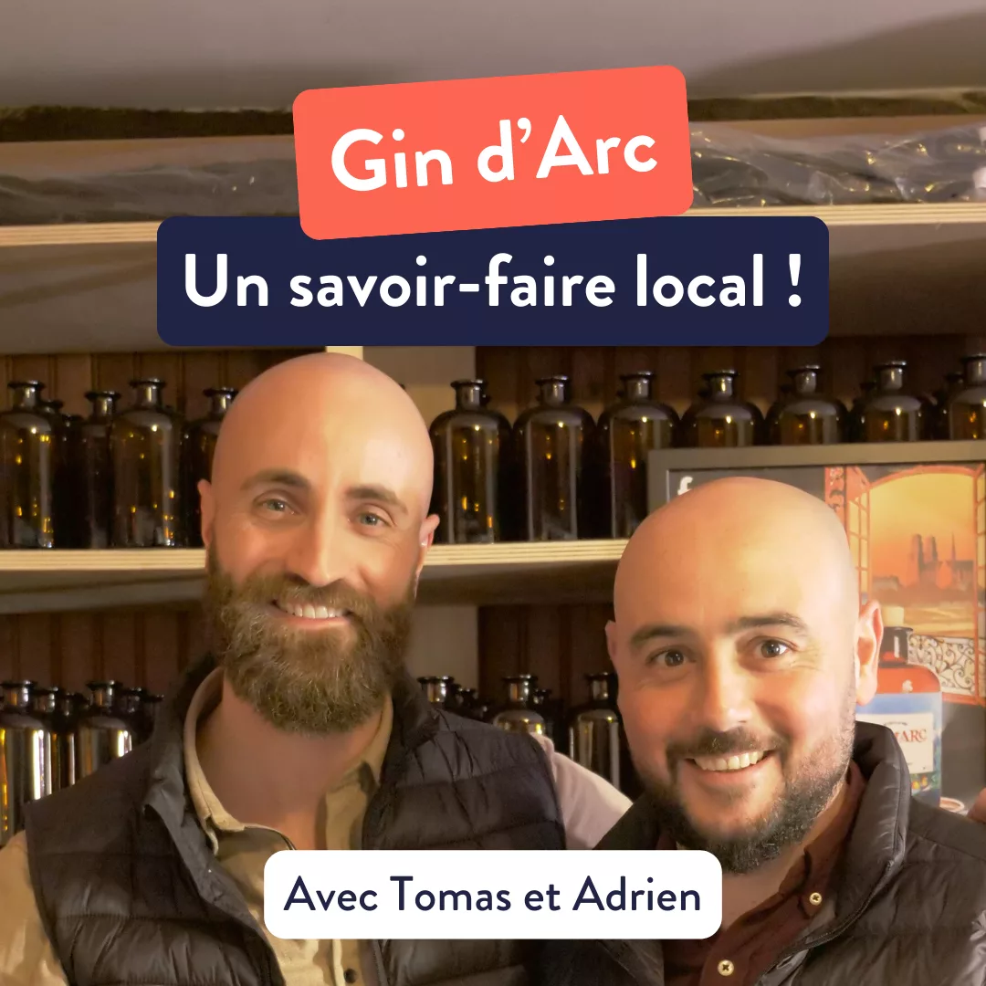 Savoir faire local dans le Loiret, Gin d'Arc de Thomas et Adrien, un Gin de Sologne